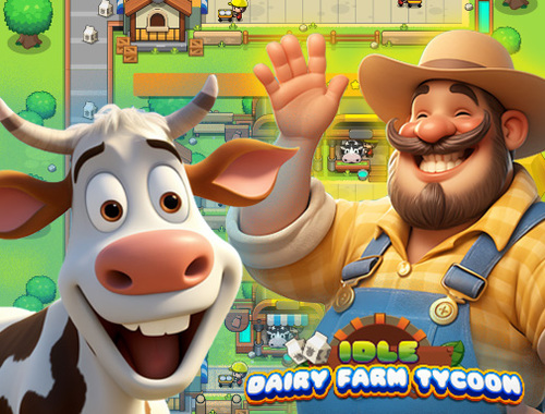 Spel Idle Dairy Farm Tycoon  aanlyn
