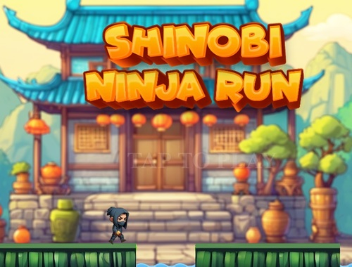 Spel Shinobi ninja run  aanlyn