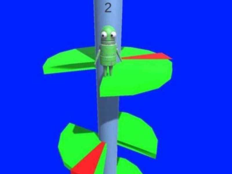 Spel Repo en Tung Tung Sahur: Helix Hop  aanlyn