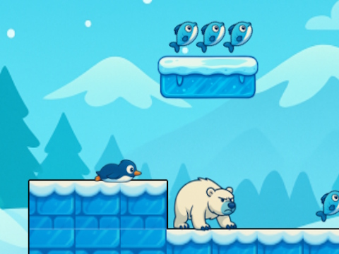 Spel Pengu pengu  aanlyn