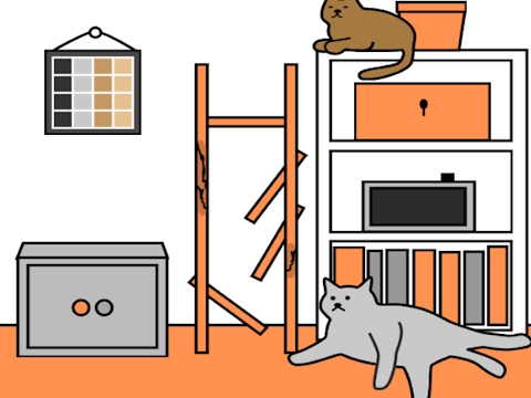 Spel Escape Game: Oranje  aanlyn