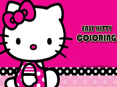 Spel Maklike kleur Kitty  aanlyn