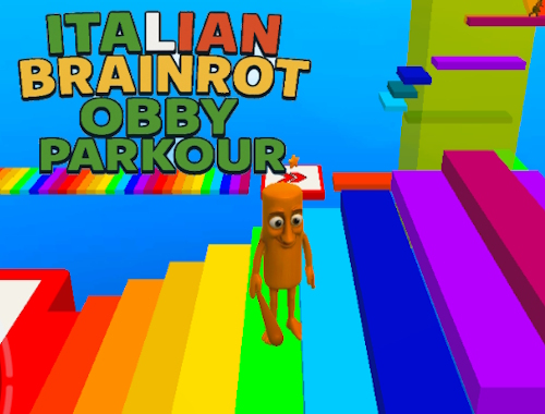 Spel Italiaanse Brainrot Obby Parkour  aanlyn