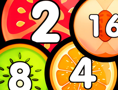 Spel Merge Balls Shooter 2048 Connect Fruit  aanlyn