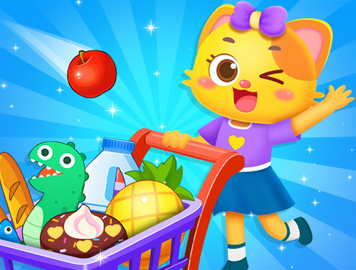 Spel Supermarkte inkopies vir kinders  aanlyn