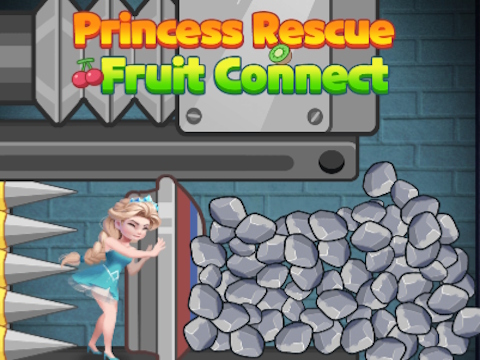 Spel Princess Rescue Fruit Connect  aanlyn