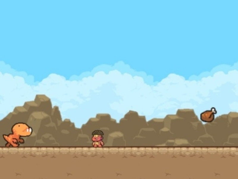 Spel Super Dino Run  aanlyn