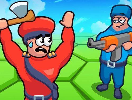 Spel Tile Hex World: Red vs Blue  aanlyn