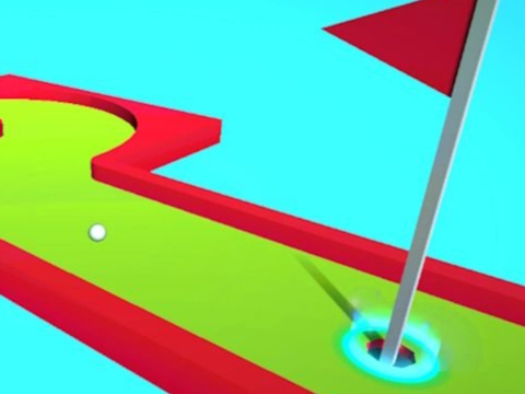 Spel Gholf mini  aanlyn