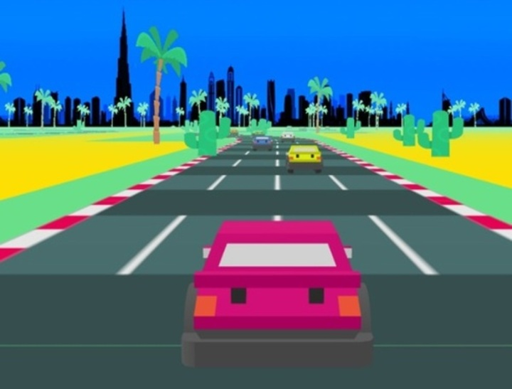 Spel Dubai Race  aanlyn