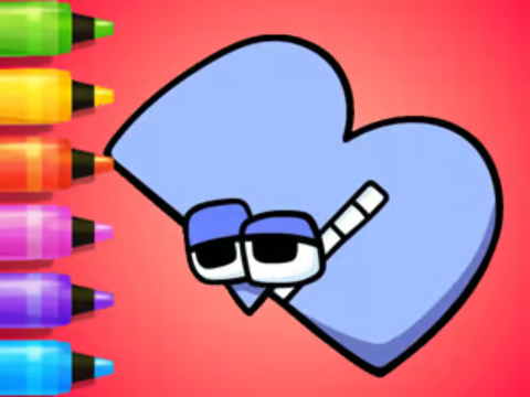 Spel Kleurboek: Alfabet Lore B  aanlyn