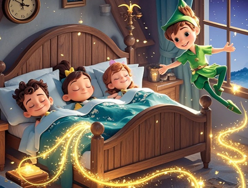 Spel Vind die verskille: Peter Pan  aanlyn