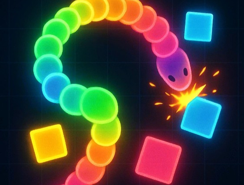 Spel Slang Frenzy Color Clash  aanlyn