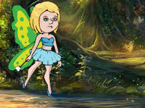Spel Fairy vind haar skat  aanlyn