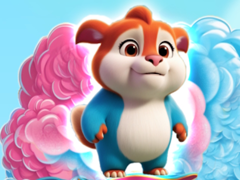 Spel Sketer Bear Jump  aanlyn