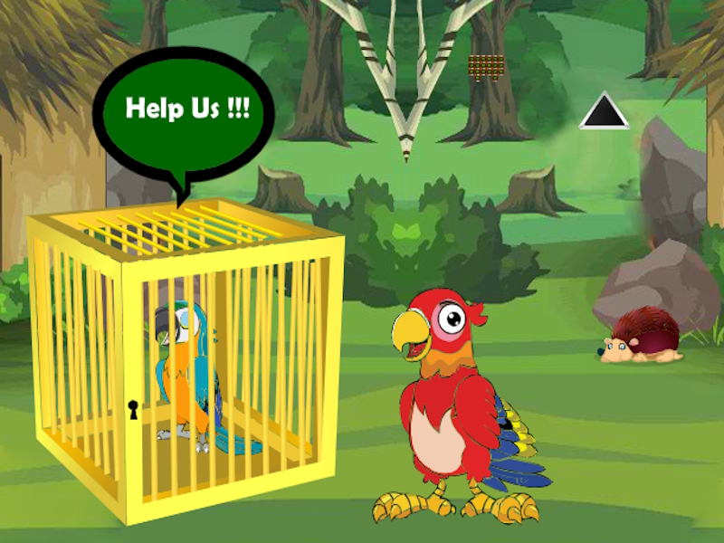 Spel Release vasgevangde Macaw Buddy aanlyn