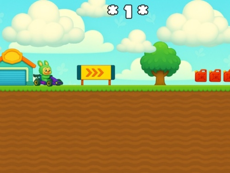 Spel Labubu Gokart aanlyn