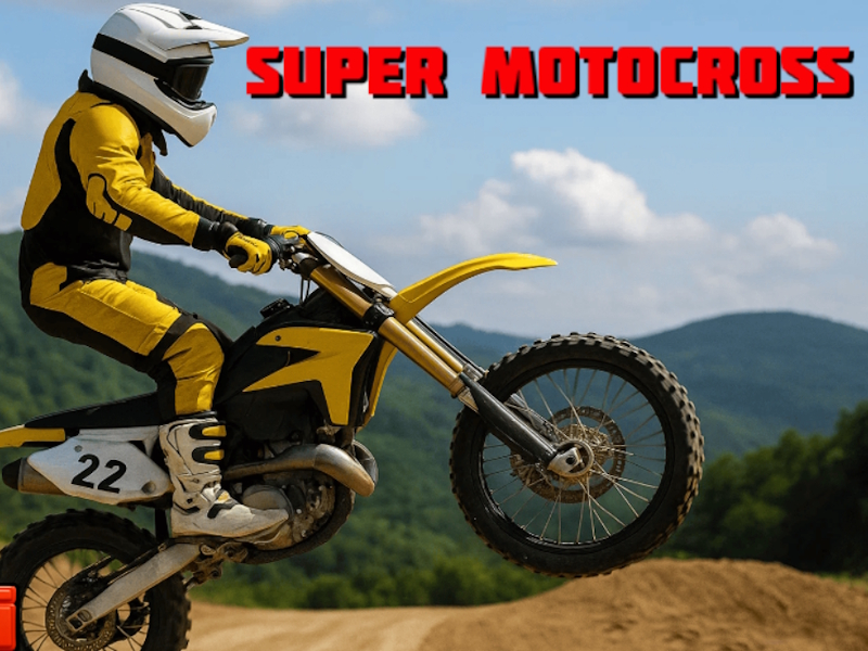 Spel Super motocross aanlyn
