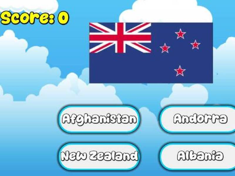 Spel 195 Country Flag Quiz aanlyn