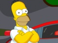 Spel Simpsons -parkeerplek  aanlyn