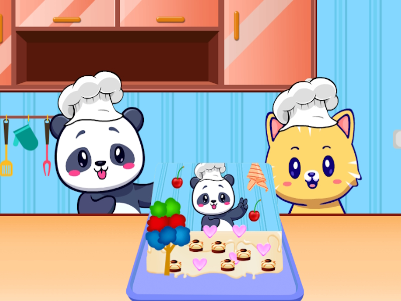 Spel Kid Cakes Maker Cooking Bakery aanlyn