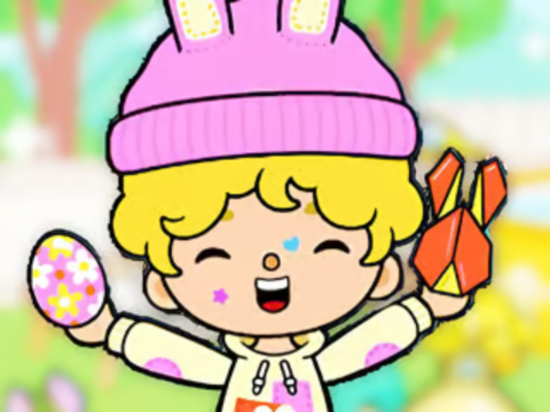 Spel Jigsaw -legkaart: Toca Boca Paasfees aanlyn