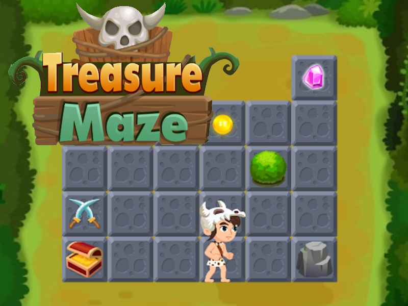 Spel Treasure Maze aanlyn