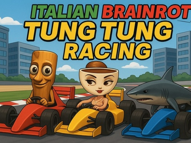 Spel Italiaanse Brainrot Tung Tung Racing aanlyn