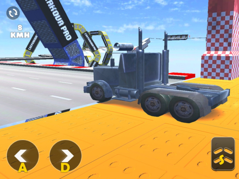 Spel Vragmotor simulator stunt ekstreme aanlyn