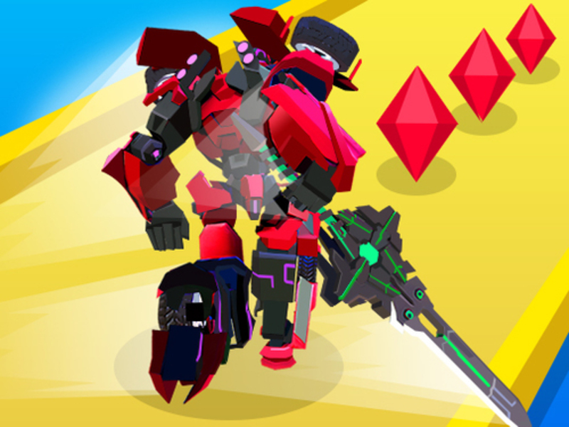 Spel Robot Runner Fight aanlyn