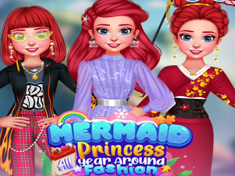 Spel Meermin prinses die hele jaar rondom mode aanlyn