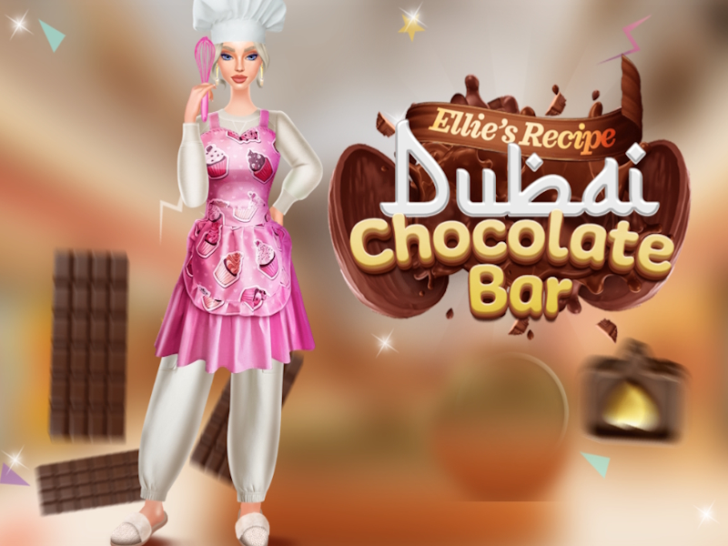 Spel Ellie se resep Dubai Chocolate Bar aanlyn