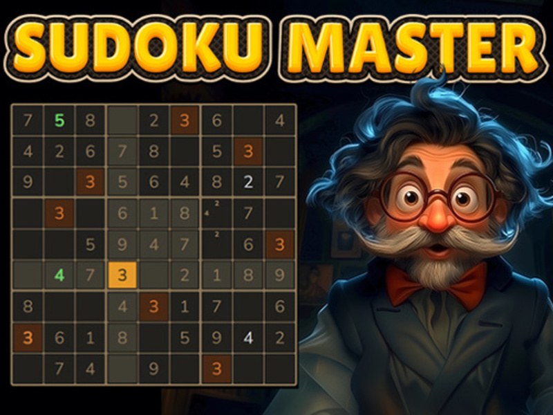 Spel Sudoku Master aanlyn