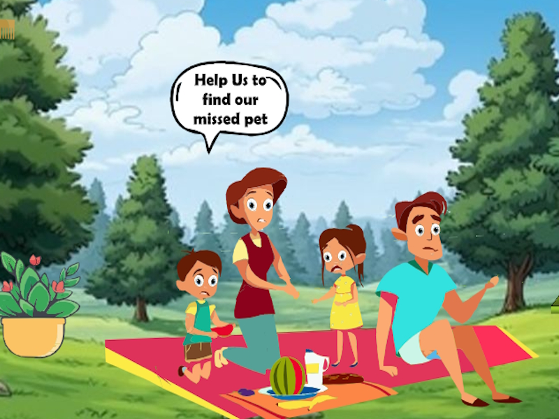 Spel Toeristefamilie het troeteldier gemis aanlyn