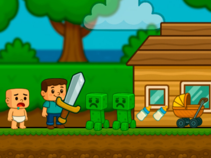 Spel Baba noob hulp! Steve aanlyn