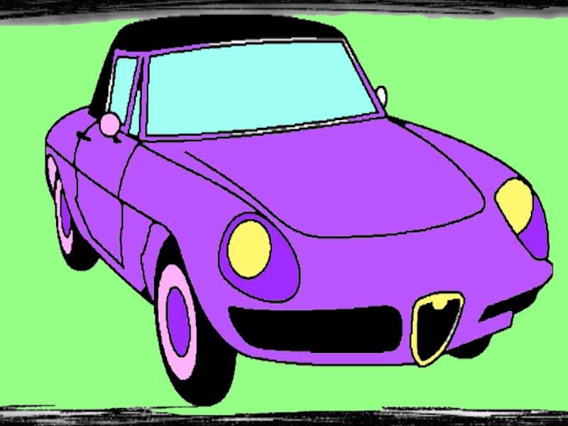 Spel Alfa romeo kleur aanlyn