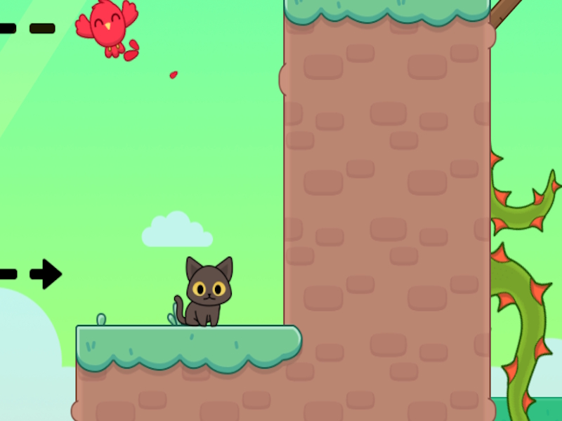 Spel Kitty is lief vir voëls aanlyn