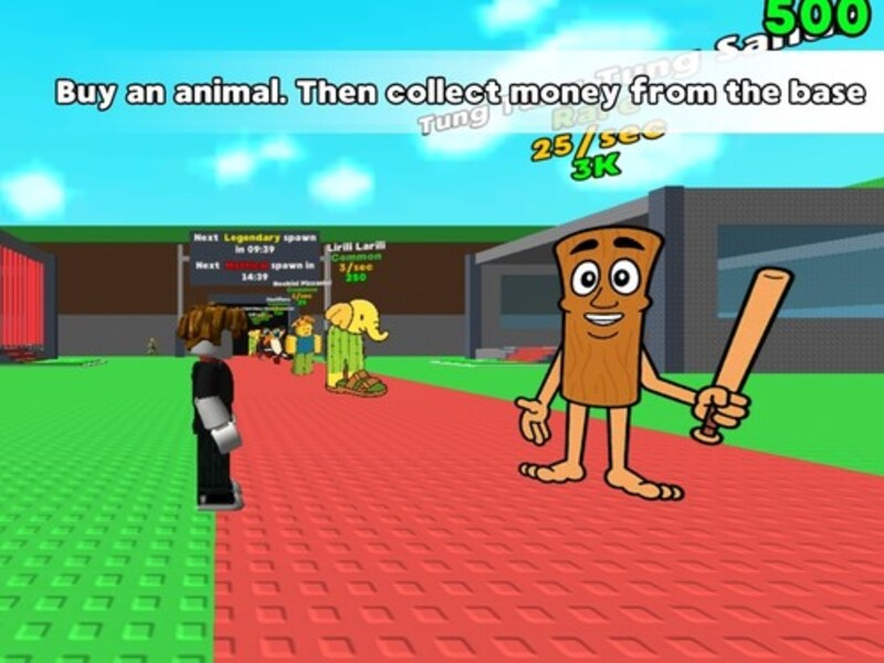 Spel Roblox: steel 'n Brainrot aanlyn
