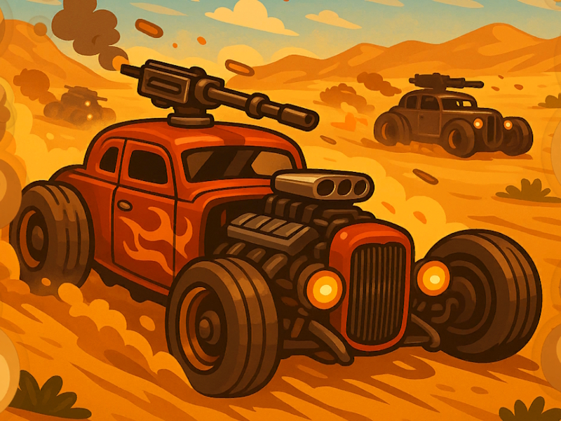 Spel Hot Rods Arena Stars aanlyn