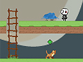 Spel Hond en been is vriend  aanlyn