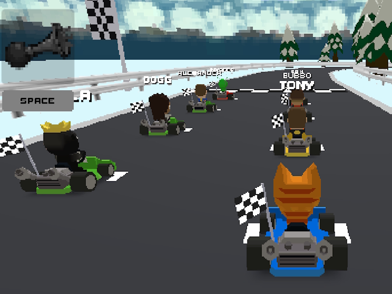 Spel Kart Bros aanlyn