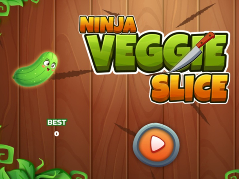 Spel Ninja Veggie Slice aanlyn