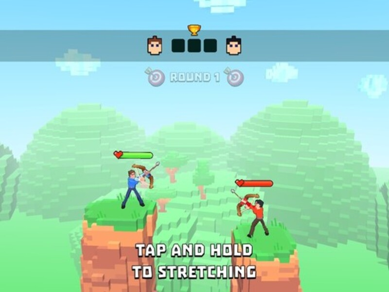 Spel Twee boogskutters: boogduel aanlyn