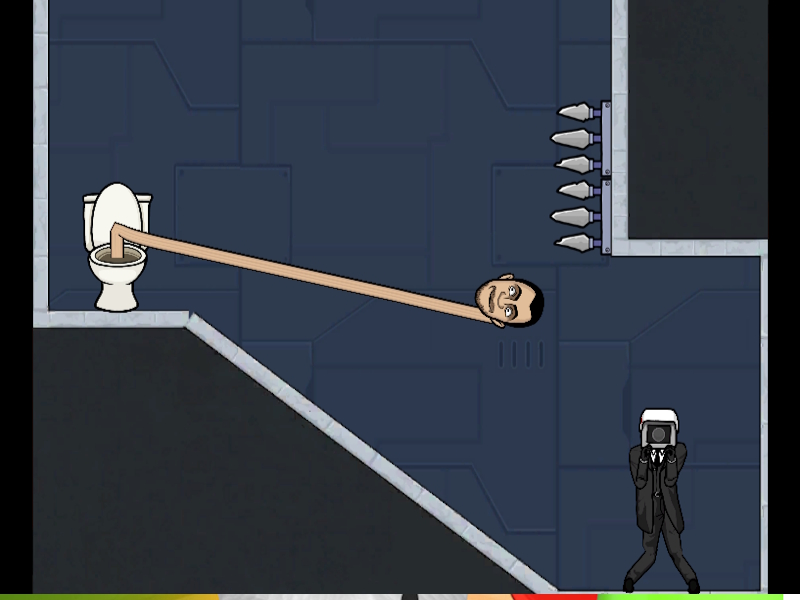Spel Skibidi toilet beweeg gesig aanlyn