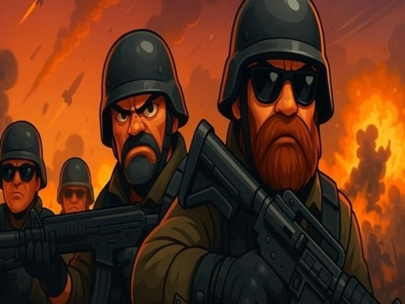 Spel Strike Force: aksieplatform aanlyn