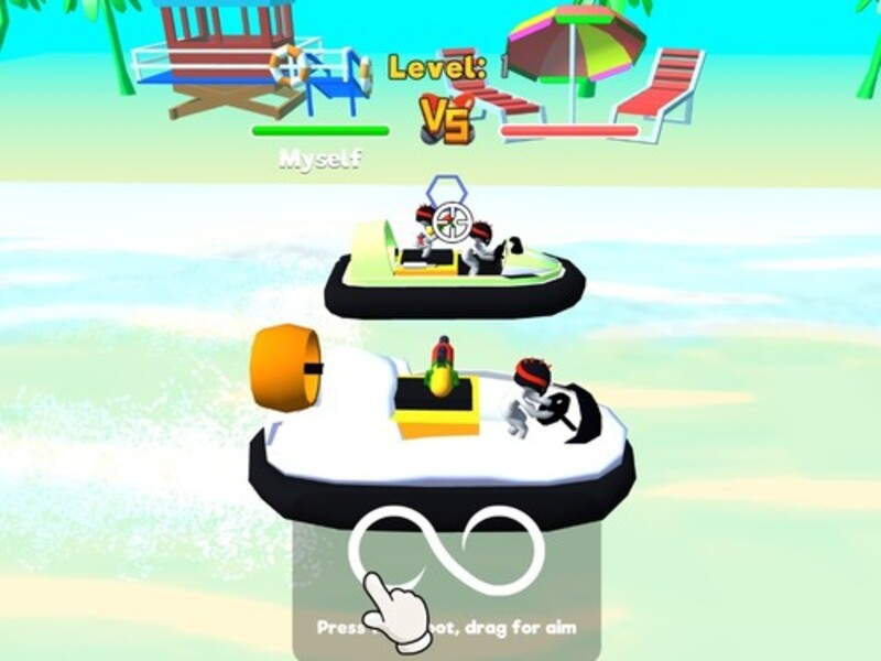 Spel Speedboat: Warer Shooting aanlyn
