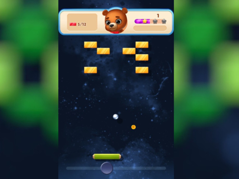 Spel Toy Space Bricks Breaker aanlyn