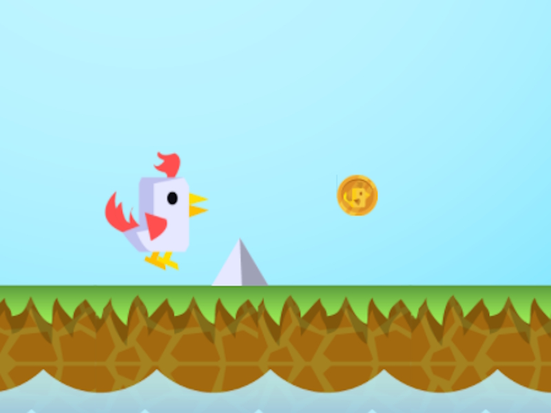 Spel Hoender streep aanlyn