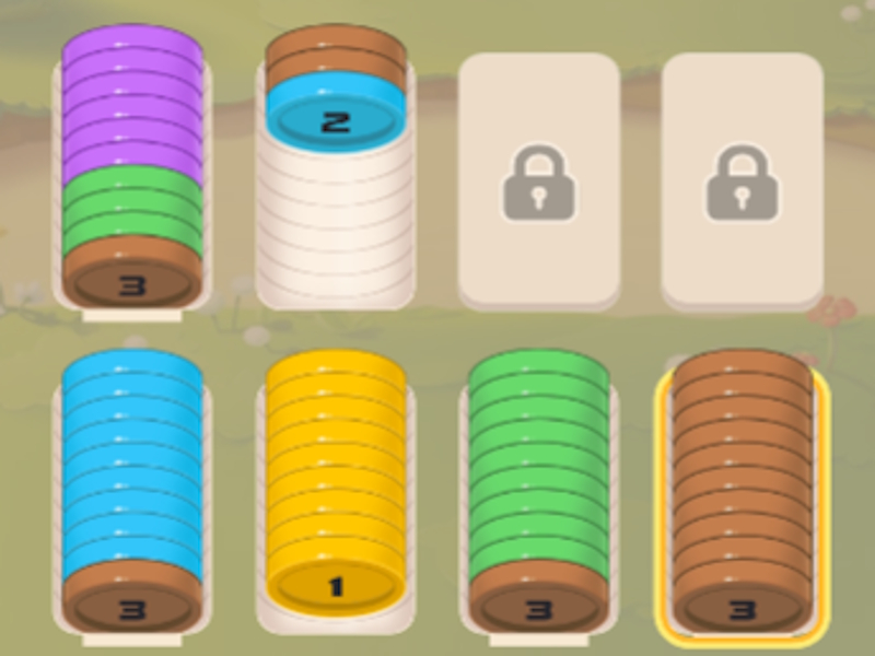 Spel Kleur muntstuk aanlyn