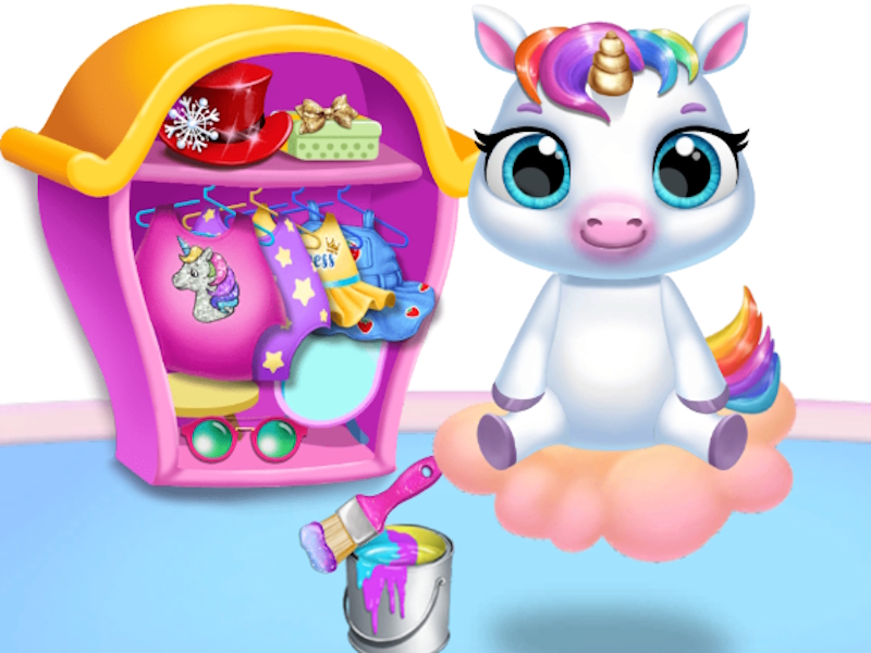 Spel My Baby Unicorn - Pony Care 2 aanlyn